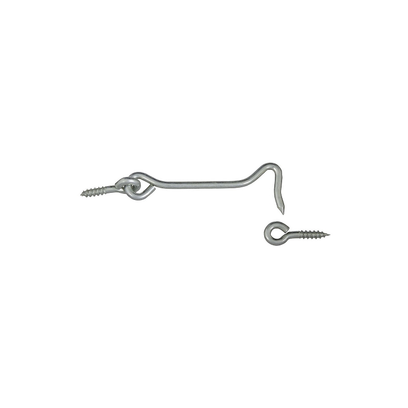National Hardware V2000 Series N226-373 Hook and Eye, Steel, Zinc-Plated