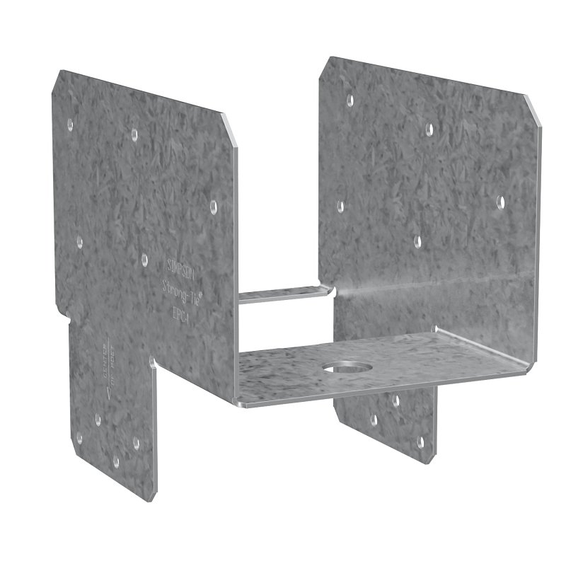 Simpson Strong-Tie EPCZ Series EPC4Z Post Cap, 4 x 4 in Post/Joist, Steel, ZMAX, Pack of 10