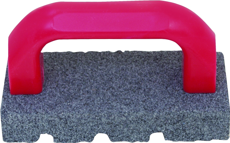 Norton 87800 Rubbing Brick, 3 in W Blade, 1 in Thick Blade, 6 to 120 Grit, Extra Coarse, Contoured Handle