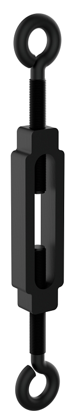 National Hardware N820-117 Turnbuckle, 45 lb Working Load, 3/16 in Thread, Eye, Eye, 5-1/2 in L Take-Up, Steel