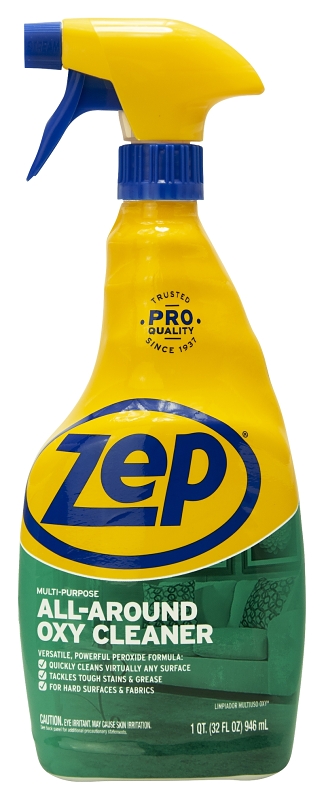 Zep ZUAOCD32 Oxy Cleaner and Degreaser, 1 qt Spray Dispenser Zep ZUAOCD32 Oxy Cleaner and Degreaser, 1 qt Spray Dispenser