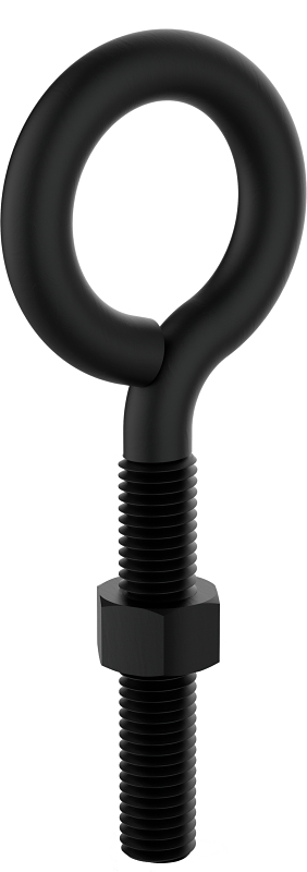 National Hardware N820-105 Eye Bolt, 3/8 in Thread, 160 lb Working Load, Steel, Storm Shine