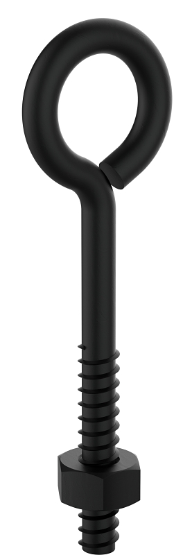 National Hardware N820-091 Eye Bolt, 1/2 in Thread, UNC Thread, 3-3/4 in L Thread, 1 in Dia Eye, 300 lb Working Load