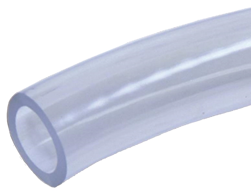 Abbott Rubber T10 Series T10004001 Tubing, 1/8 in, PVC, Clear, 100 ft L
