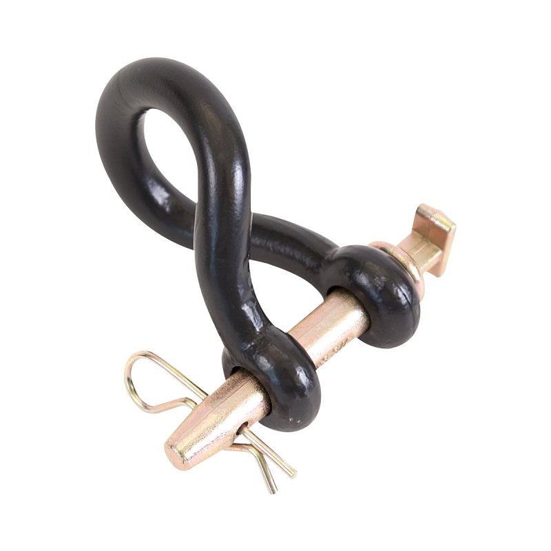 Koch 4004553/M8278 Twisted Clevis, 7/8 in, 16,000 lb Working Load, 3-7/8 x 1-5/16 in L Usable, Steel, Powder-Coated