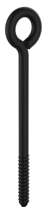 National Hardware N820-088 Lag Screw Eye, #6, 5/16 in Dia Wire, 5/16 in Thread, 1-5/8 in L Thread, 6 in OAL, Steel