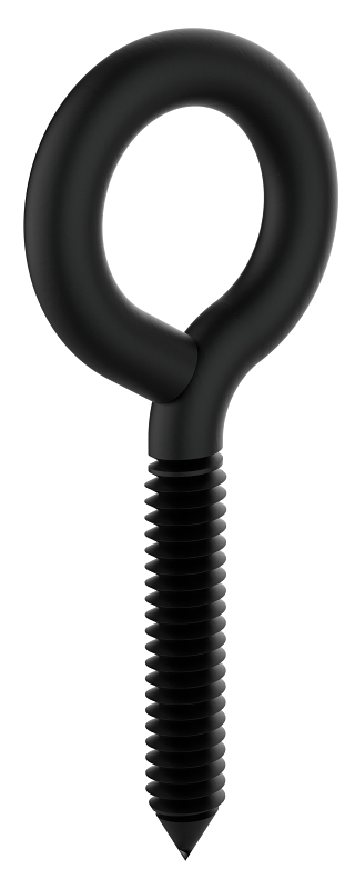 National Hardware N820-099 Screw Eye, #000, 3/8 in Dia Wire, #8 Thread, 2 in L Thread, 3-7/8 in OAL, 190 lb Working Load