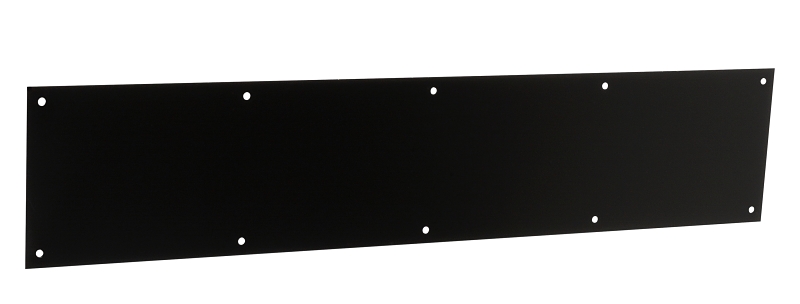 National Hardware N270-350 Kick Plate, 30 in L, 6 in W, Aluminum, Matte Black