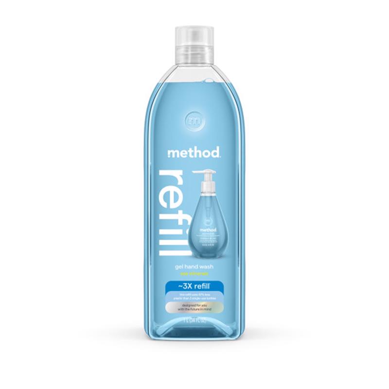 Method Sea Minerals Scent Gel Hand Wash 34 oz, Pack of 4