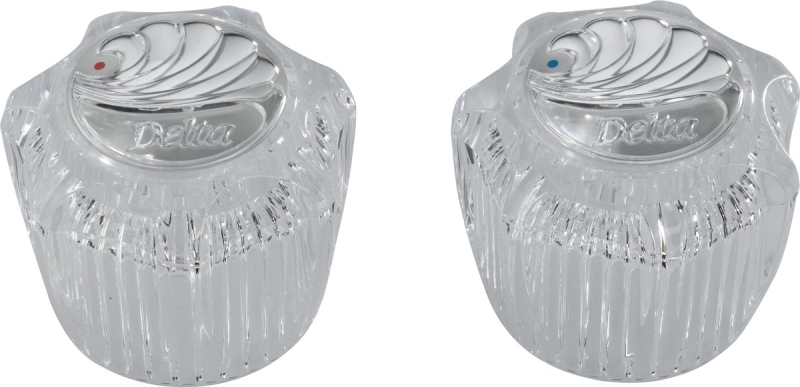 Delta RP23498 Handle Set, 1-5/16 in Connection, Acrylic