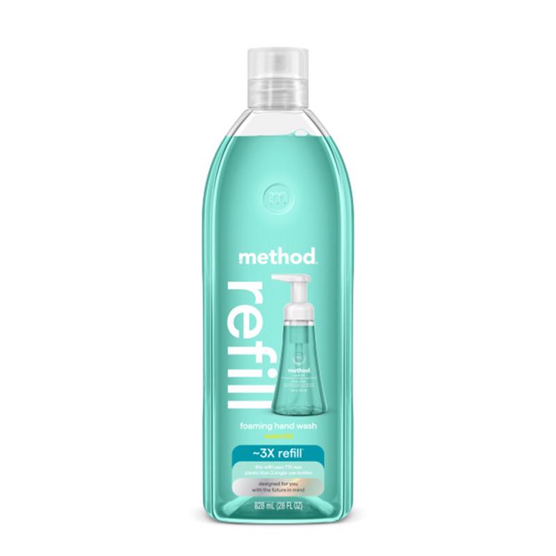 Method Waterfall Scent Foam Hand Wash 28 oz, Pack of 4