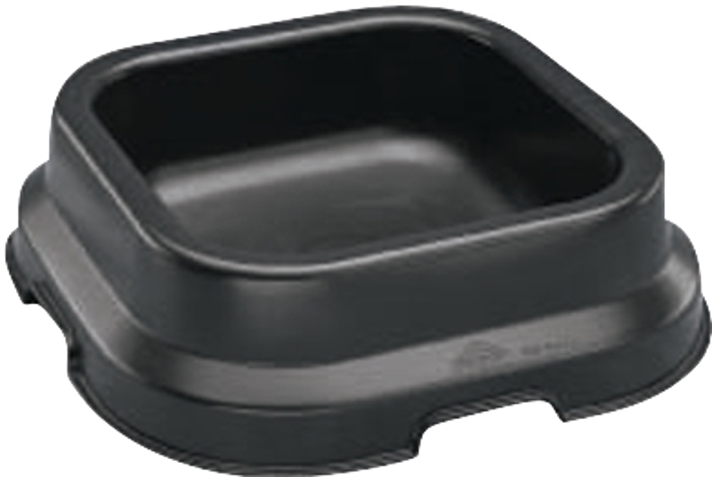Fortex-Fortiflex SLP-10BX Low Feed Pan, 10 qt Volume, Fortalloy Plastic, Black