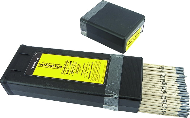 Forney 31310 Stick Electrode, 5/32 in Dia, 14 in L, Steel