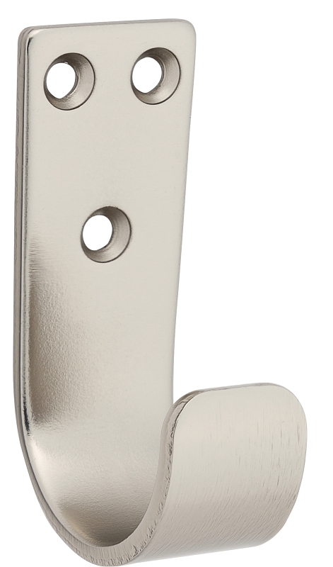 National Hardware Cooper N337-901 Multipurpose Hook, 125 lb, Satin Nickel