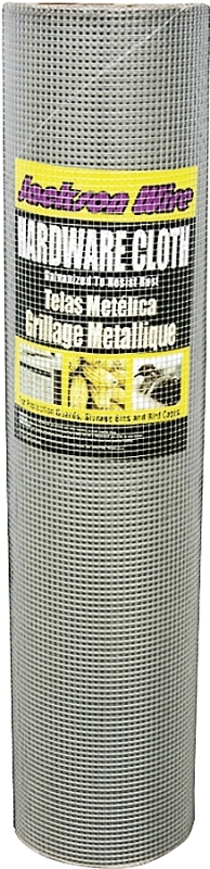 Jackson Wire 11 05 38 13 Hardware Cloth, 100 ft L, 36 in W, 23 ga Gauge, Square Mesh, 1/4 x 1/4 in Mesh, Galvanized