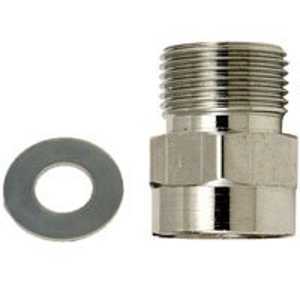 BrassCraft 462-6-6-1XCD Pipe Adapter, 3/8 in, Compression x Flared, Brass, Rough