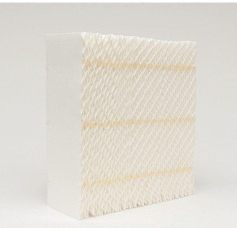 EssickAir 1043 Wick Filter, 12-1/4 in L, 4 in W, Cellulose Filter Media, Plastic Frame, White