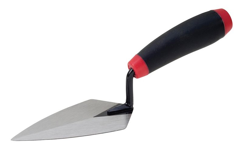 Hyde MAXXGRIP Series 18100 Pointing Trowel, 5-1/2 in L Blade, High Carbon Steel Blade, High-Lift Handle, Hardwood Handle