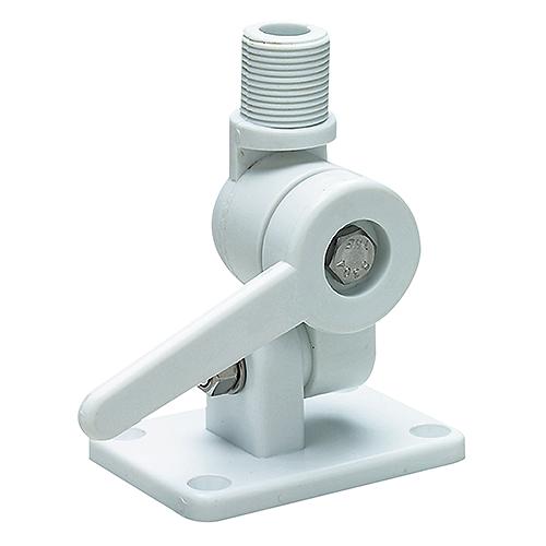 Seachoice 19500 Nylon Antenna Ratchet Mount, White, Bulk Pack, Pack of 12