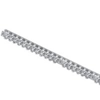 Siemens EC3GB302 Ground Bar Kit, 15-3/4 in L, 30-Terminal, 14 to 4 AWG Wire, Aluminum/Copper