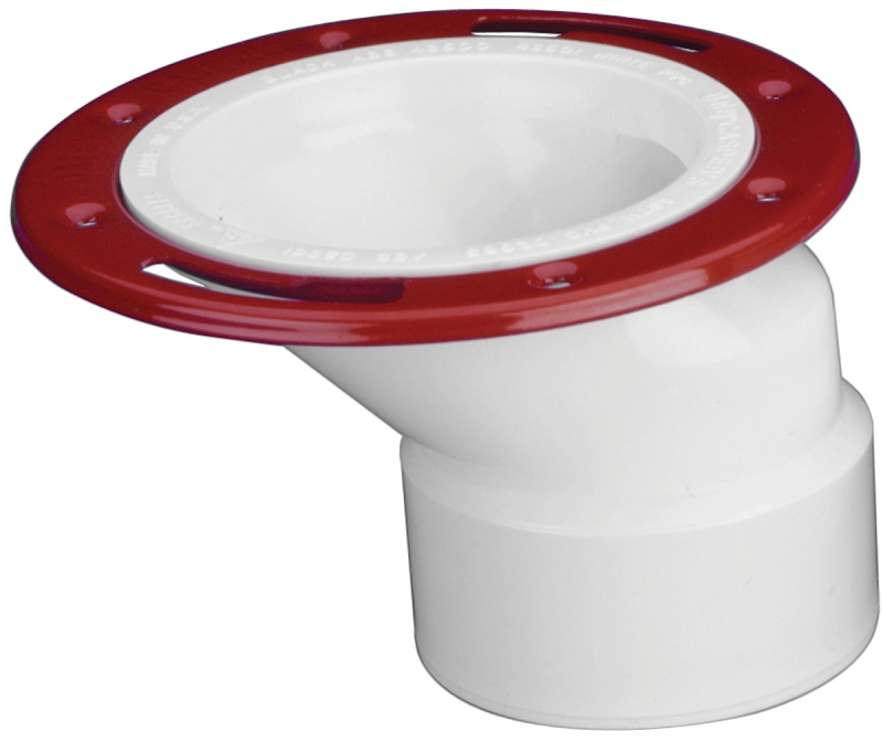Oatey 43509 Level Fit 3" PVC Water Closet Flange With Plastic Ring