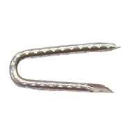 ProFIT 0079115 Fence Staple, 1/4 in W Crown, 9 ga Gauge, Steel