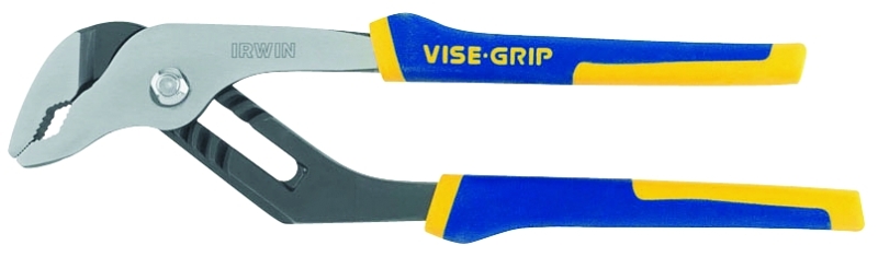 Irwin 2078510 Groove Joint Plier, 10 in OAL, 2 in Jaw Opening, Blue/Yellow Handle, Cushion Grip Handle