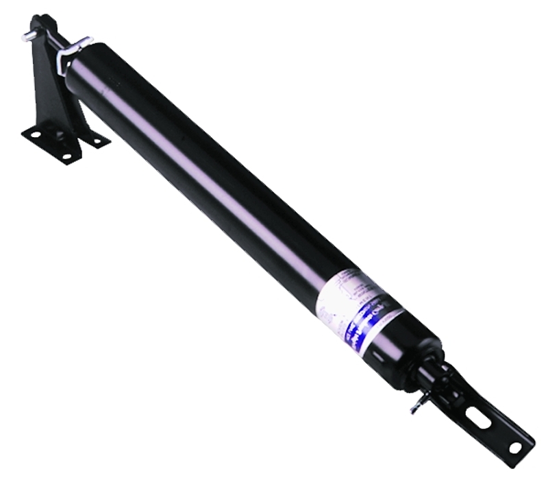 Wright Products V1020BL Pneumatic Door Closer, 1-1/4 in Dia Rod, 10-1/2 in L, Aluminum, 90 deg Opening