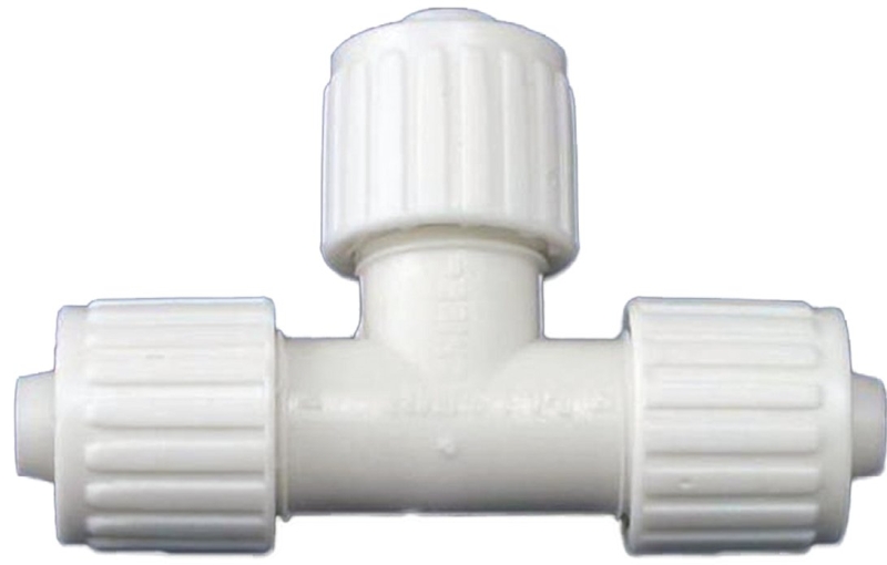 Flair-It PEXLOCK 16831 Tube Tee, 3/8 in, Compression, PEX-A, PEX-B, PVC, 200 psi Pressure