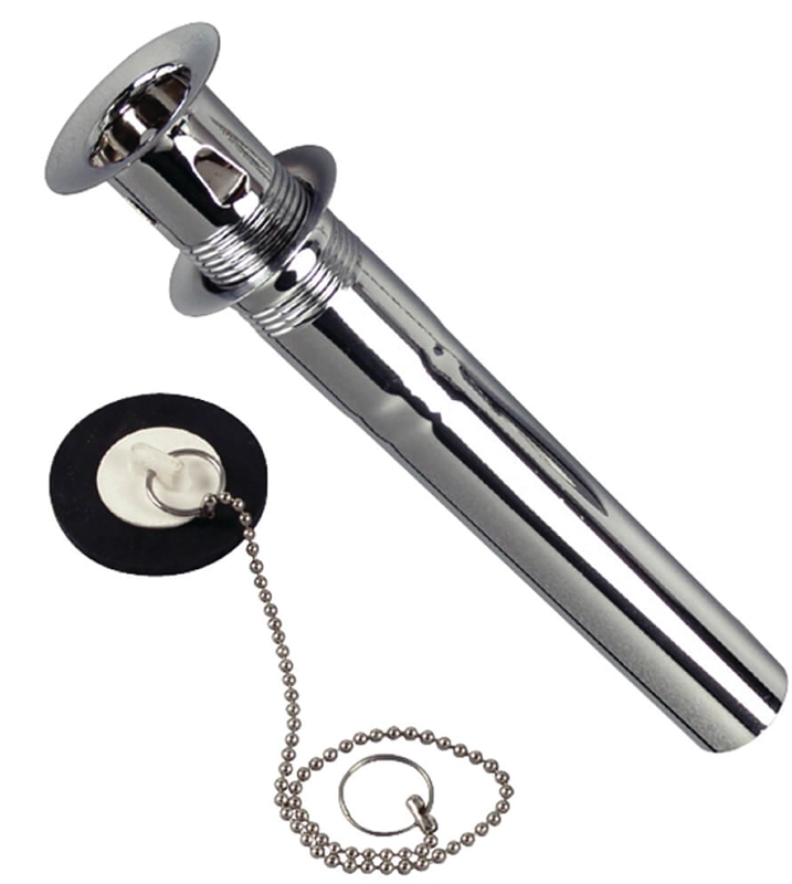 Danco 86782 2-Piece Basin Drain, 1-1/4 in Connection, Brass, Chrome