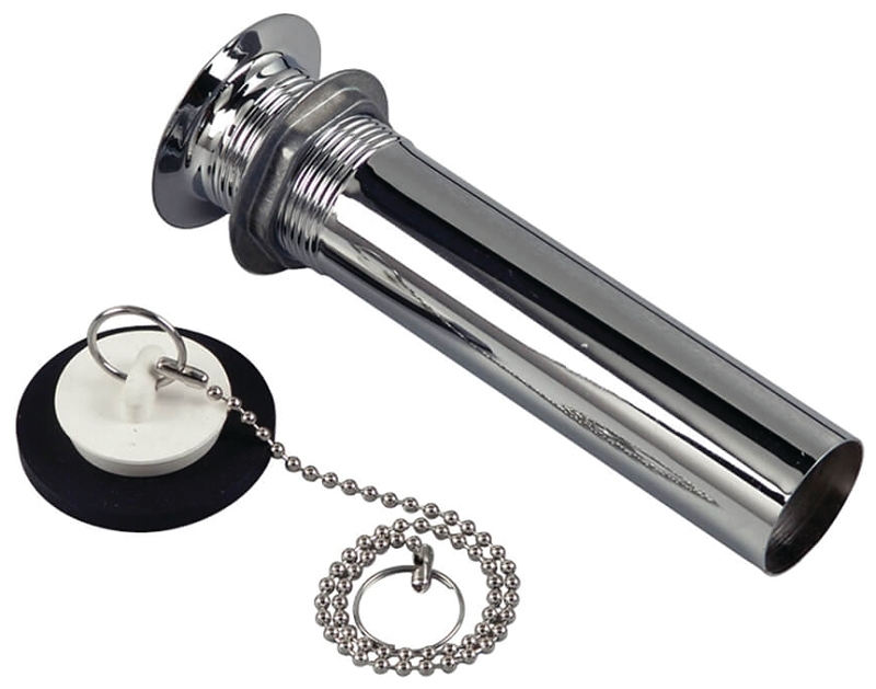 Danco 86781 2-Piece Basin Drain, 1-1/4 in Connection, Brass, Chrome