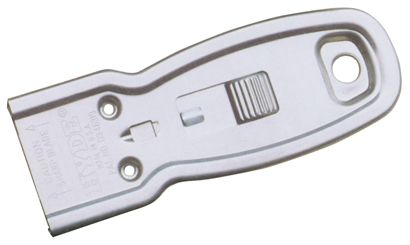 Hyde 13050 Glass Scraper, 1-1/2 in Blade, 4 in Handle, Steel Blade, 4-1/2 in OAL