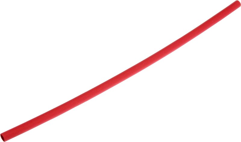 OOK 50221 Heat Shrink Tubing, 1/2 in Dia, 6 in L, Nylon, Red