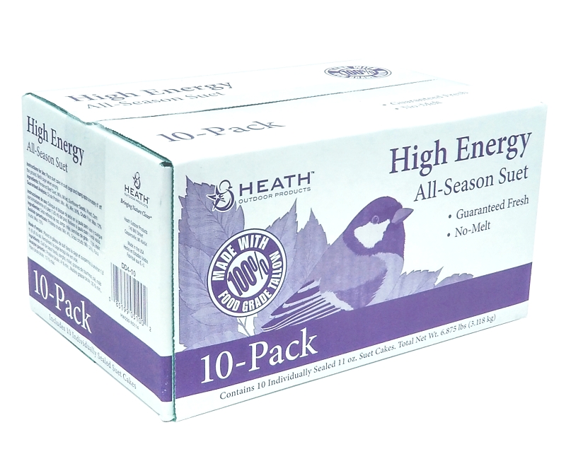 Heath DD4-10 Rendered Beef Suet Cake, 6.9 lb, Solid Pack