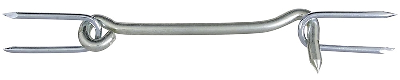 National Hardware V2102 Series N122-242 Gate Hook, 1-1/32 in Opening, 5/16 in Dia Wire, Steel, Zinc-Plated