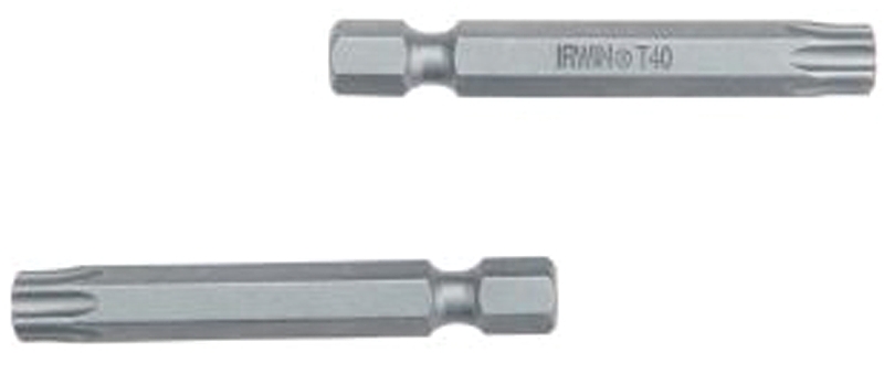 Irwin 93369 Power Bit, T20 Drive, Torx Drive, 1/4 in Shank, Hex Shank, 6 in L, Tool Steel