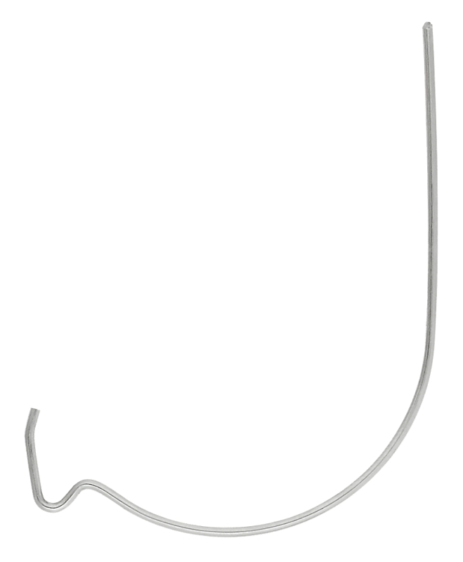 National Hardware N260-115 J-Hook, 35 lb, Steel, Zinc-Plated, 19/32 in Opening, 1-31/32 in Projection, Wall Mounting