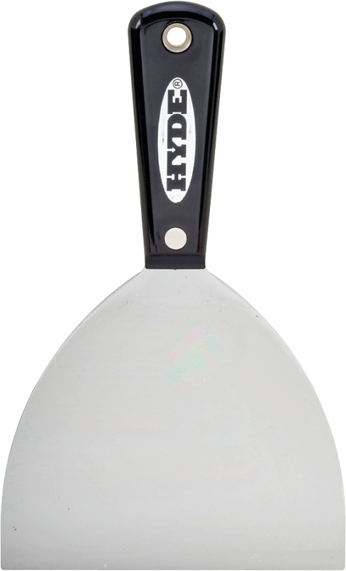 Hyde Black & Silver 02750 Joint Knife, 5 in W Blade, HCS Blade, Full Tang Blade, Tapered Handle, Nylon Handle