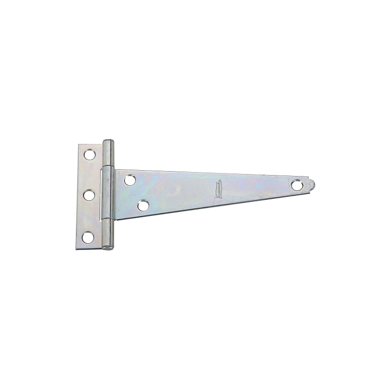 National Hardware N128-702 T-Hinge, 3.16 in W Frame Leaf, 0.89 in H Frame Leaf, Steel, Zinc-Plated, Tight Pin, 13 lb