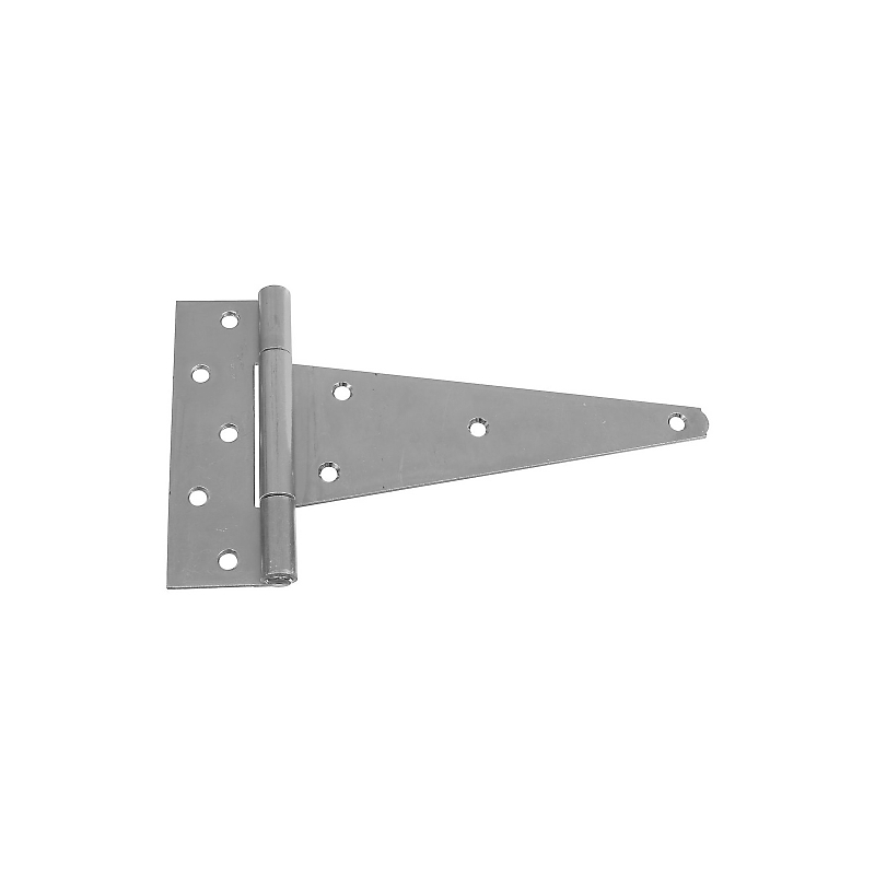 National Hardware N128-959 T-Hinge, 8 in W Frame Leaf, 8 in H Frame Leaf, Steel, Zinc-Plated, Tight Pin, 83 lb
