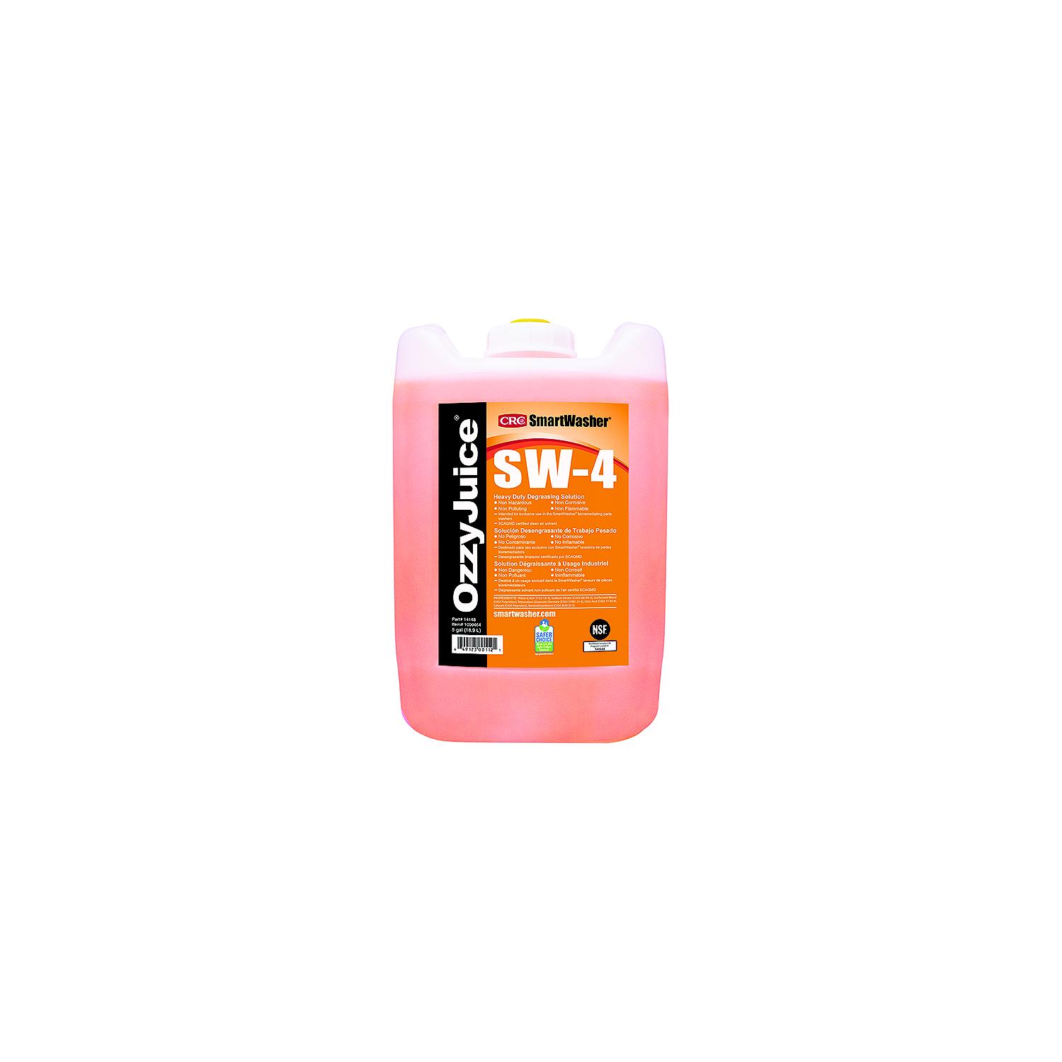 OzzyJuice 14148 SW4 Heavy Duty Degreasing Solution, 5 Gal.