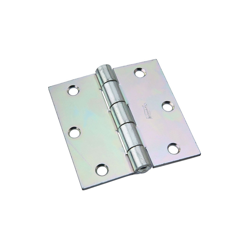 National Hardware N140-616 Utility Hinge, 3-1/2 in W Frame Leaf, 0.11 in Thick Frame Leaf, Steel, Zinc-Plated, 70 lb