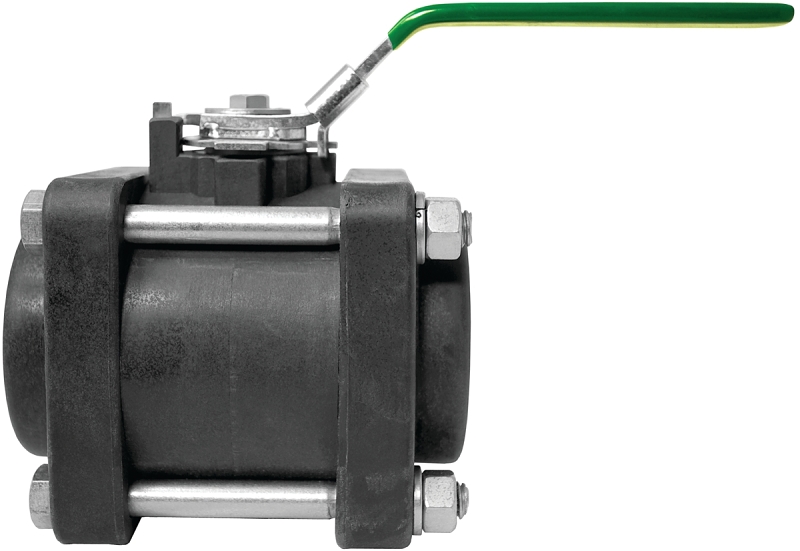 Green Leaf V075FP/VX075FP Ball Valve, 3/4 in Connection, FNPT, 150 psi Pressure, Manual Actuator, Polypropylene Body