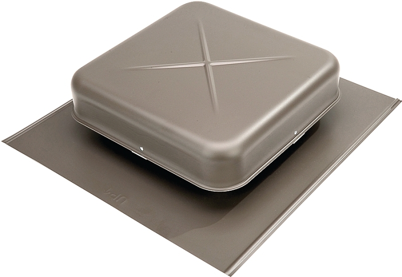Lomanco LomanCool 550WB Static Roof Vent, 16-3/8 in OAL, 15-3/8 in OAW, 50 sq-in Net Free Ventilating Area, Aluminum, Pack of 6