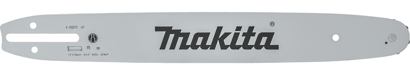 Makita E-00072 Guide Bar, 14 in L Bar, 0.043 in Gauge, 3/8 in TPI/Pitch, 52-Drive Link