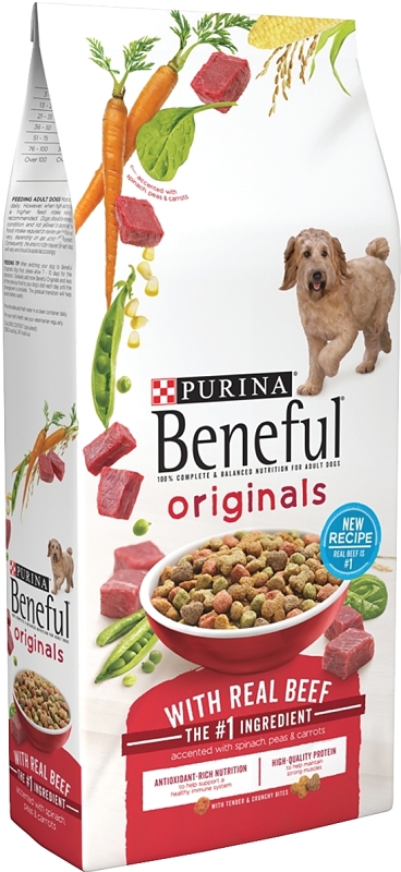 Beneful 1780013485 Dog Food, Solid, Beef, 3.5 lb Bag