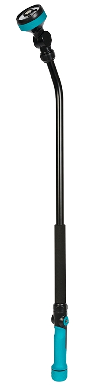 Gilmour 820522-1001 Watering Wand, Swivel Inlet, 5-Spray Pattern, Articulated, Plastic, Black/Blue, 34 in L Wand