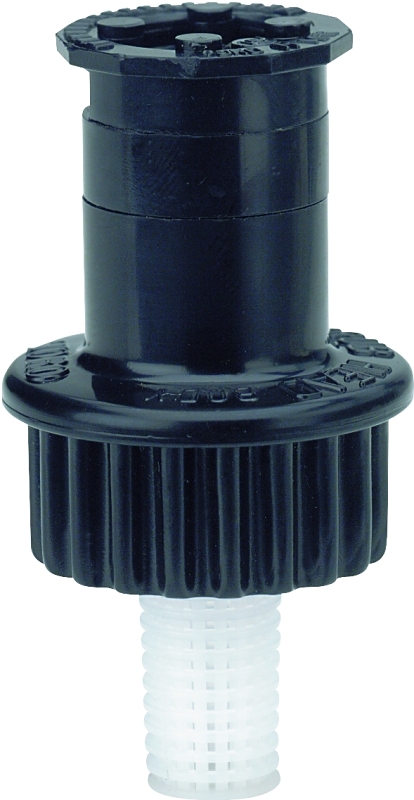 Toro 53115 Spray Sprinkler, 1/2 in Connection, Female, 5 to 15 ft, 27 deg Nozzle Trajectory, Spray Nozzle, Plastic