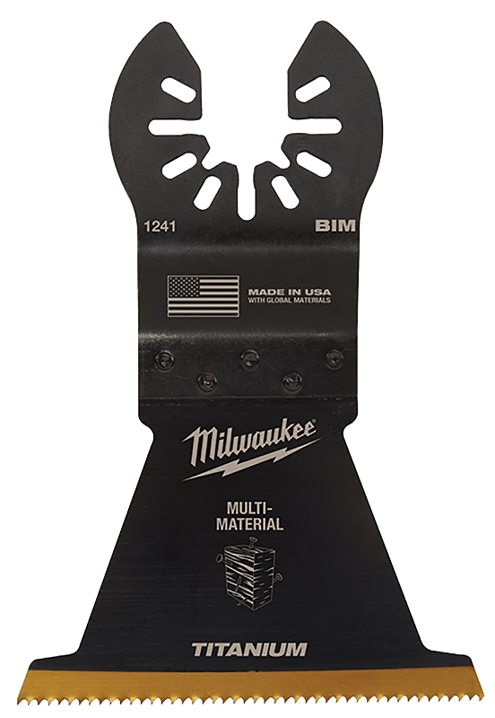 Milwaukee 49-25-1249 Blade, 2-1/2 in, 1-5/8 in D Cutting, HCS/Titanium