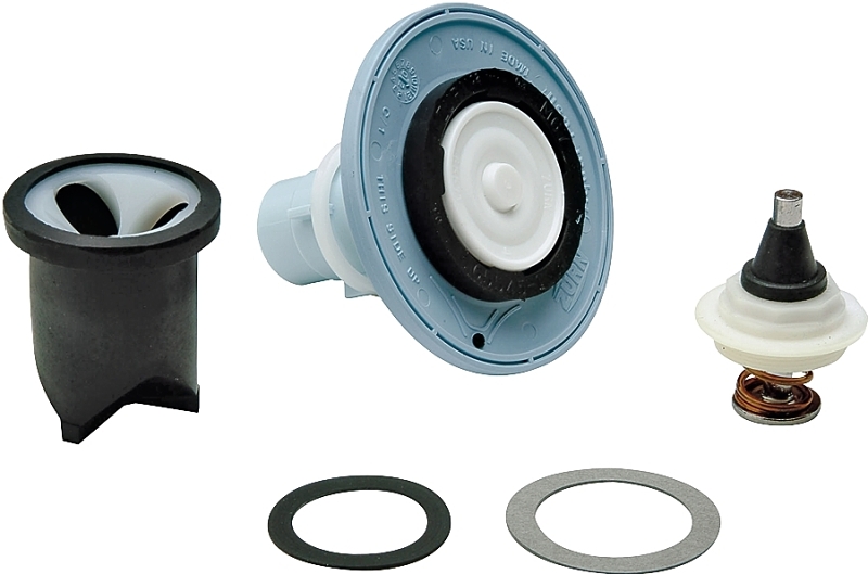 Zurn P6000-EUR-WS-RK Diaphragm Rebuild Kit, Plastic/Rubber, Blue, For: 1.5 gpf Urinals